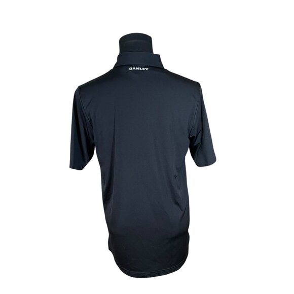 Oakley Men's Black Short Sleeve Polo Shirt Large International Comfort Products - Picture 6 of 9
